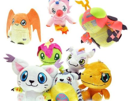 Cute 12CM Digimon Toys Adventure Agumon Patamon Funny Stuffed Gabumon For Kids Dolls For Discount