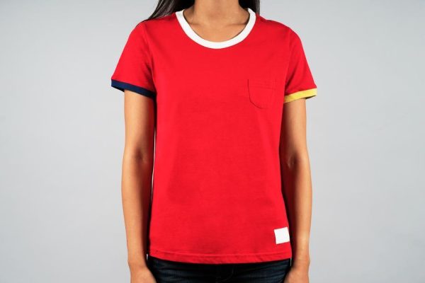 Red Sports Tee Online Hot Sale