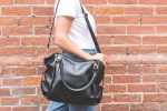 Black Leather Bag For Sale