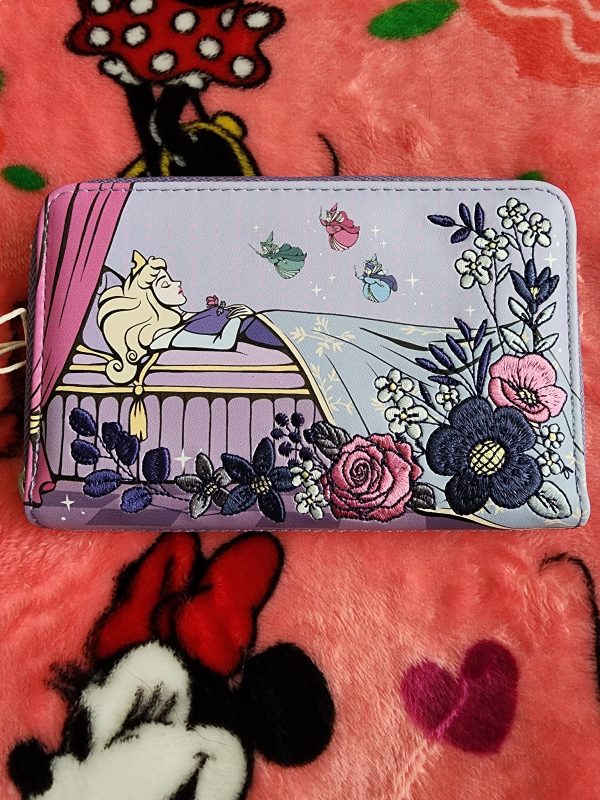 Loungefly Disney 65th Anniversary Sleeping Beauty & Fairies Wallet Online Sale