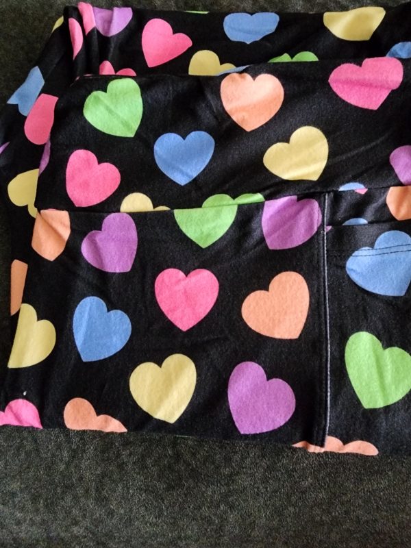 *Charlies Project Pastel Heart Leggings Fashion