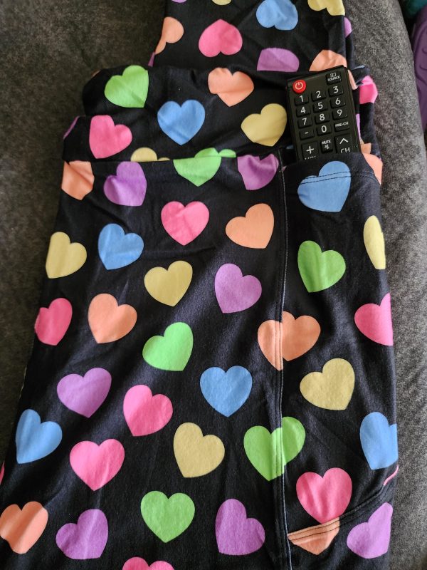 *Charlies Project Pastel Heart Leggings Fashion