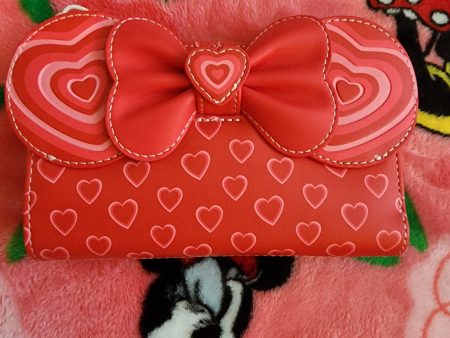 Loungefly Disney Mickey and Minnie Valentine s  Love Wallet ❤️ Cheap