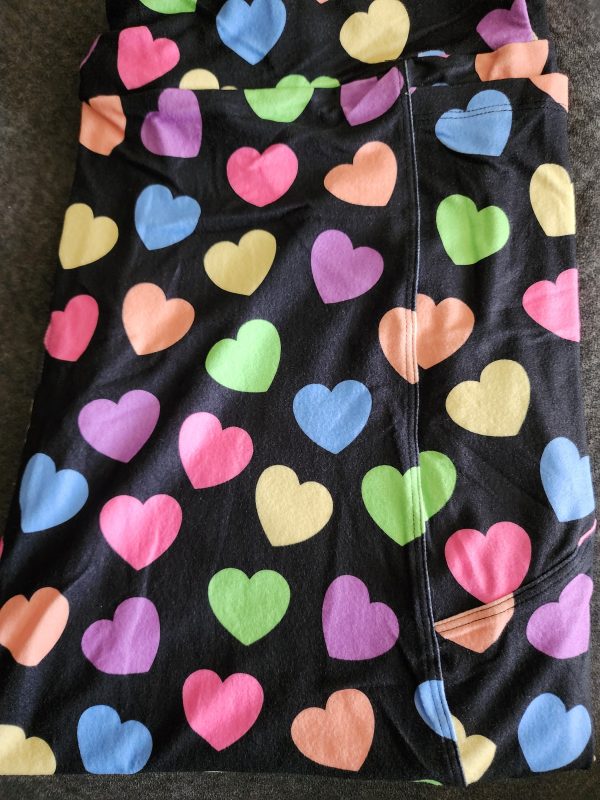 *Charlies Project Valentine s Pastel Heart Leggings For Sale