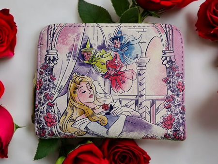 Loungefly Disney Sleeping Beauty & Faries Wallet For Sale