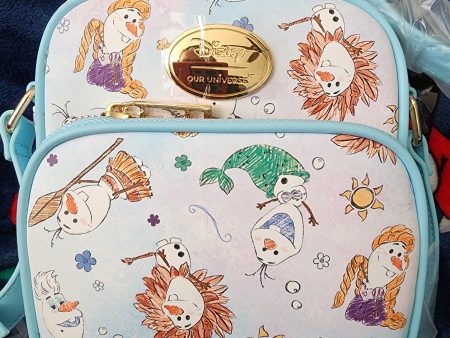 Our Universe Disney Pixar Olaf Plays Disney Crossbody Bag For Discount