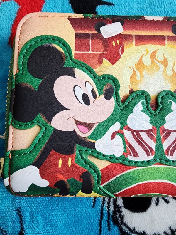 Loungefly Disney Mickey and Minnie Mouse Fireplace Wallet Online Hot Sale