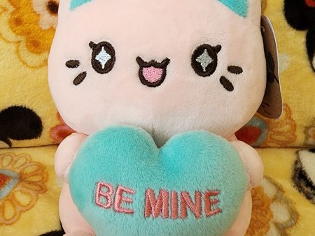 Meowchi Pink Holding Heart Valentine s Day Plush Sale