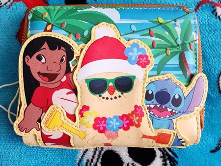 Loungefly Disney Lilo and Stitch Sandman Christmas Wallet Fashion