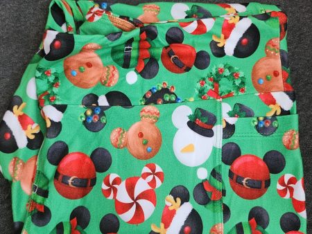 *Charlies Project Disney Mickey Mouse Holiday Christmas Leggings Cheap