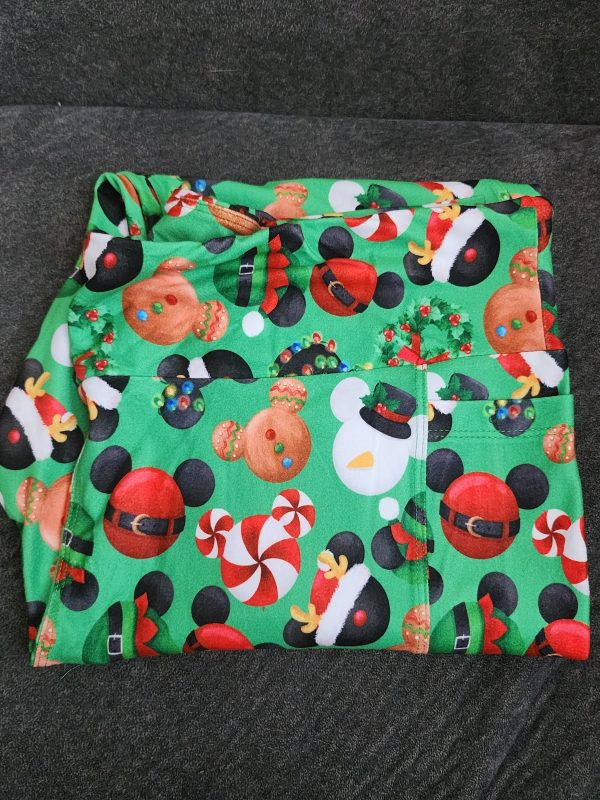 *Charlies Project Disney Mickey Mouse Holiday Christmas Leggings Cheap