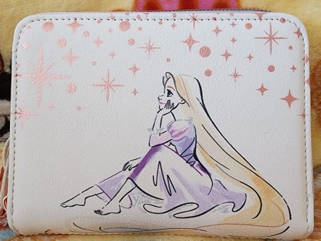 Loungefly Disney Rapunzel Stars and Lanterns Wallet on Sale