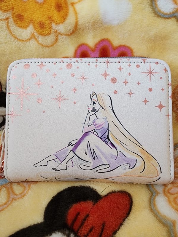 Loungefly Disney Rapunzel Stars and Lanterns Wallet on Sale