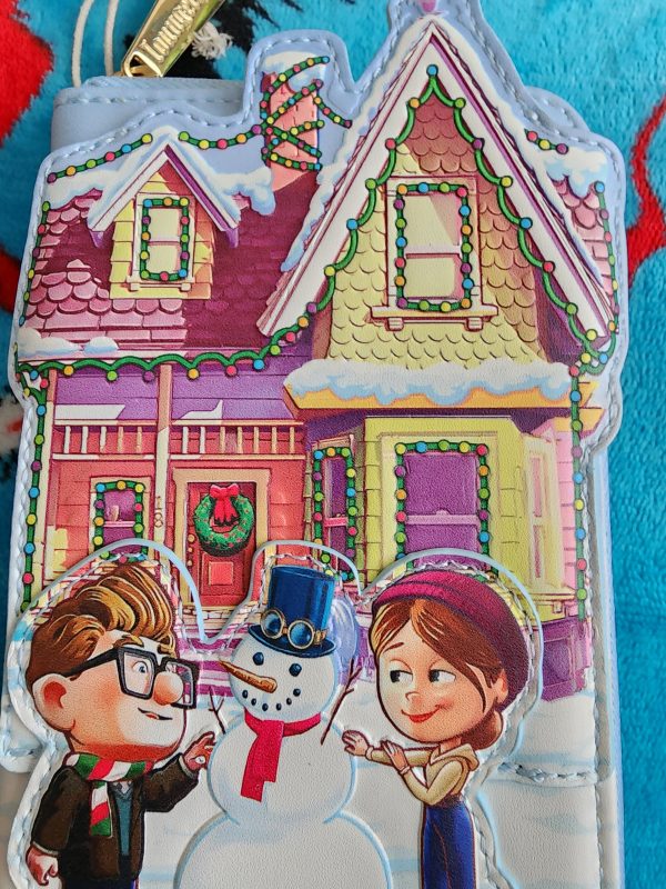 Loungefly Disney UP Carl and Ellie Holiday Winter Wallet Discount