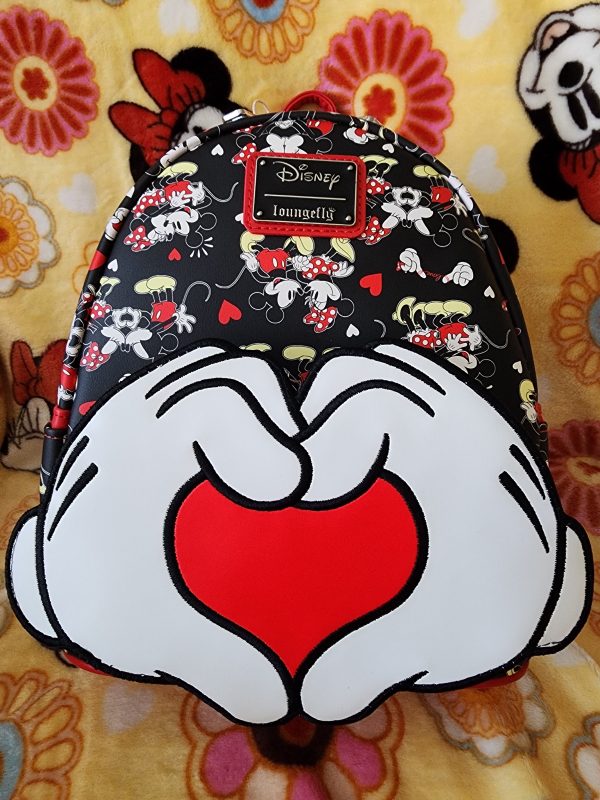 Loungefly Disney Mickey and Minnie Mouse Valentine s Backpack Online