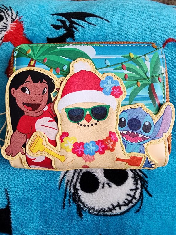 Loungefly Disney Lilo and Stitch Sandman Christmas Wallet Fashion