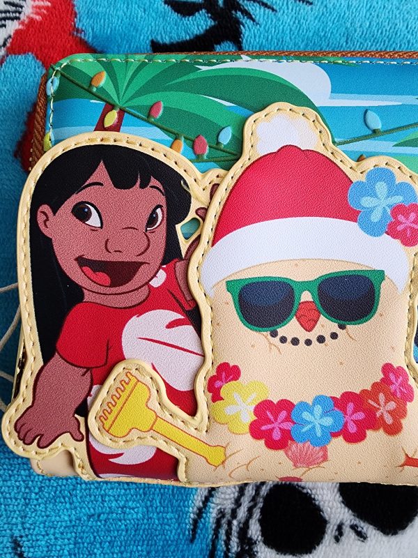 Loungefly Disney Lilo and Stitch Sandman Christmas Wallet Fashion