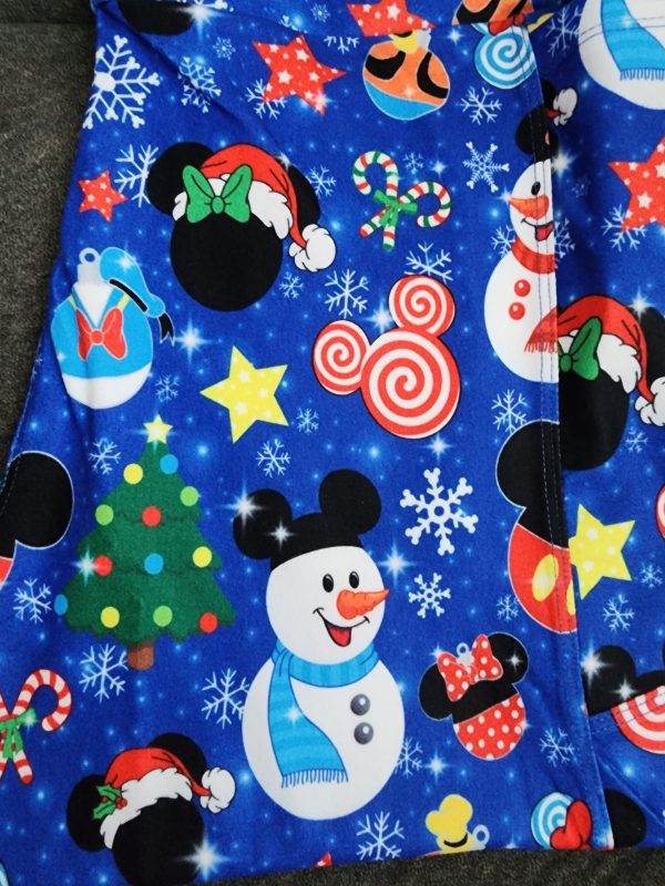 *Charlies Project Disney Mickey and Friends Holiday Christmas Leggings Online Sale