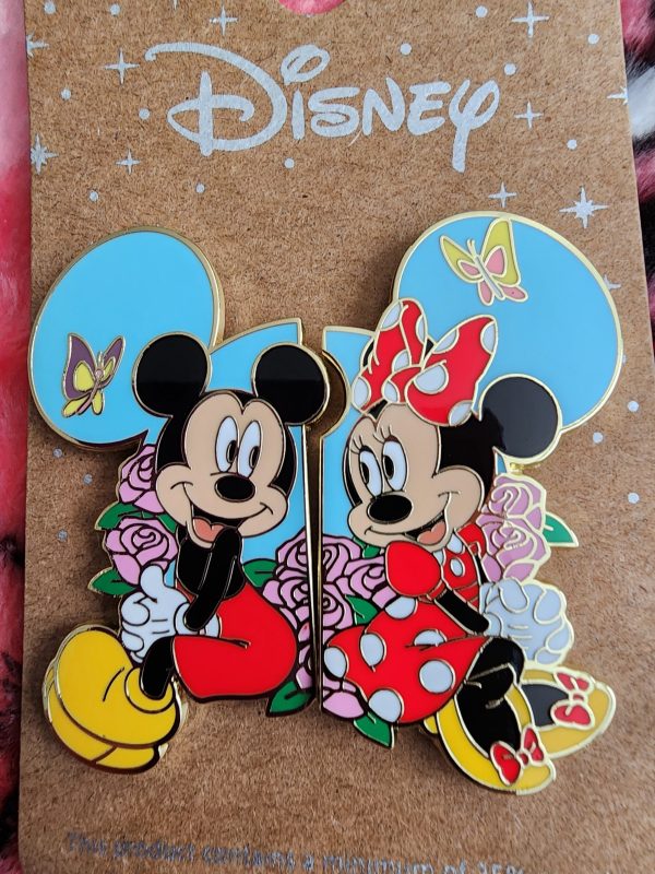 Loungefly Disney Mickey and Minnie Mouse Couple Pins Online now