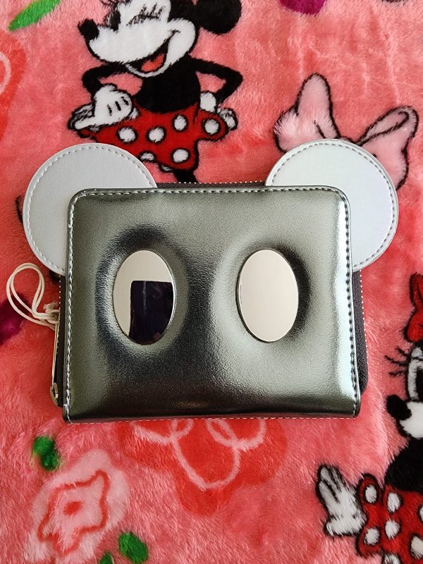 Loungefly Disney 100th Anniversary Platinum Mickey Mouse Wallet on Sale