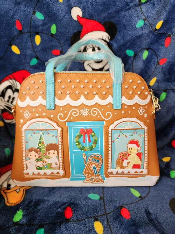 Loungefly Star Wars Gingerbread House Holiday Handbag Online now