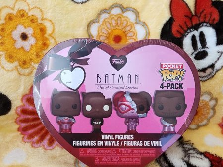 Funko Pocket Pop Batman Heart Box Set of 4 Figures Fashion