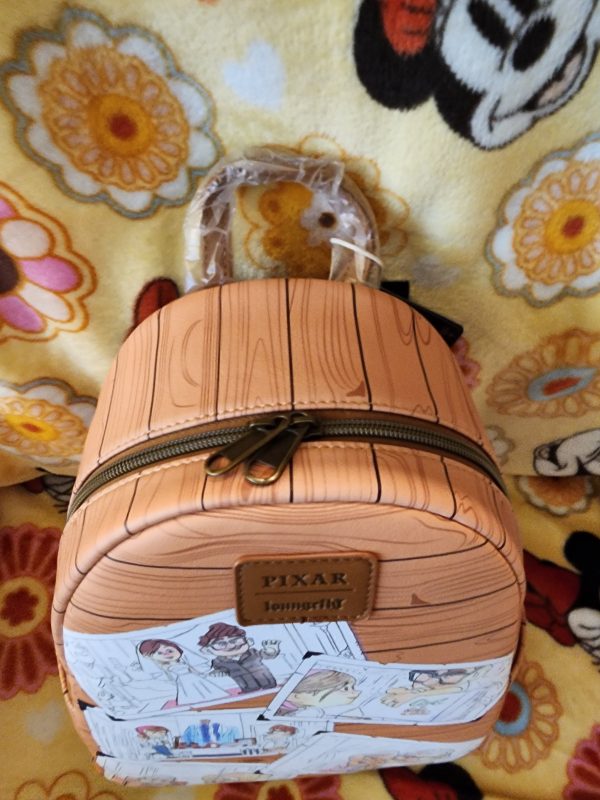 Loungefly Disney Pixar Up Carl and Ellie Through the Years Backpack Hot on Sale