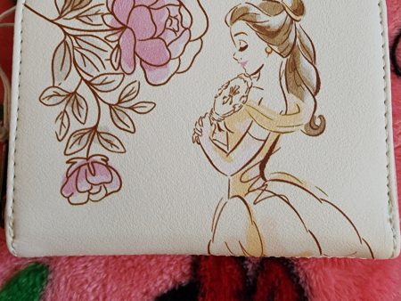 Loungefly Disney Belle with the Mirror and Roses Wallet Fashion