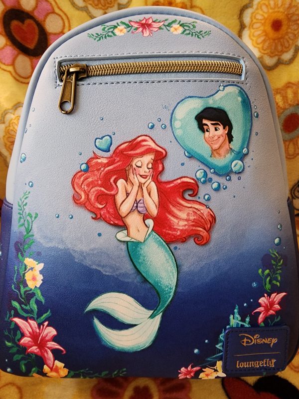 Loungefly Disney Ariel and Eric Little Mermaid Backpack Online now