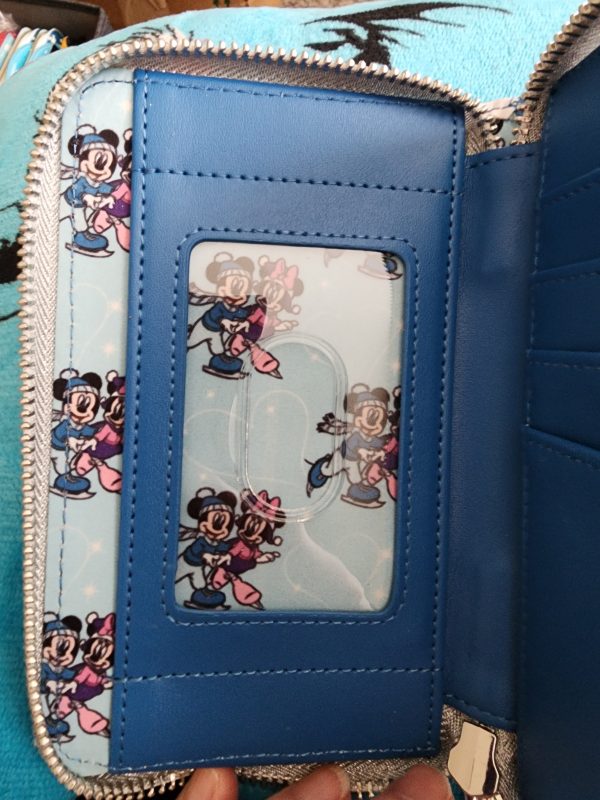 Loungefly Disney Mickey and Minnie Winter Skating Wallet Online