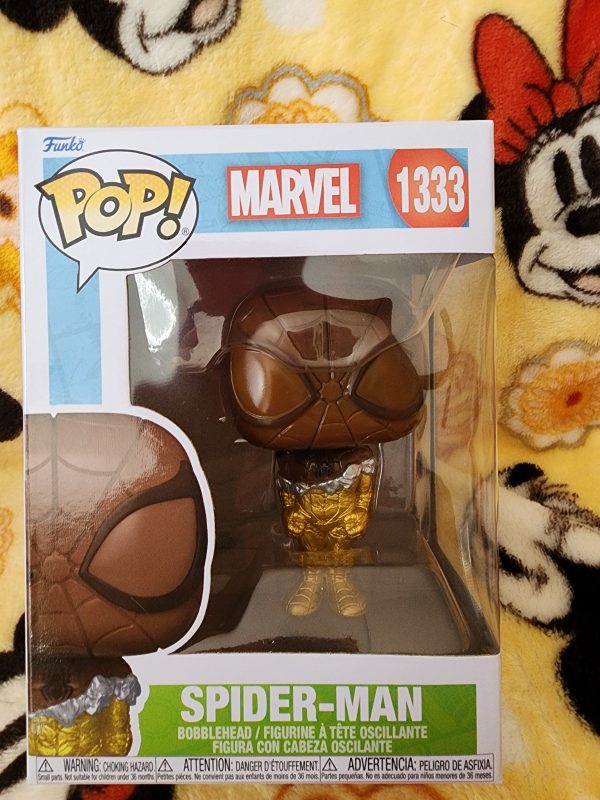 Funko Pop Spiderman Foil Chocolate Easter Figure Online now