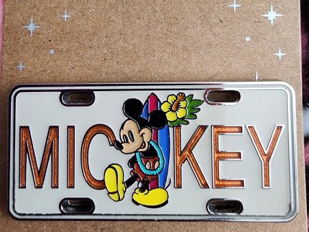 Loungefly Disney Mickey Mouse License Plate Pin For Discount