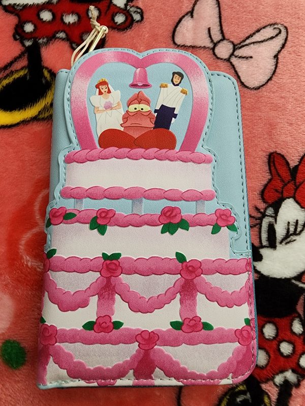 Loungefly Disney Ariel and Eric Wedding Cake Wallet Cheap