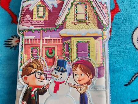 Loungefly Disney UP Carl and Ellie Holiday Winter Wallet Discount