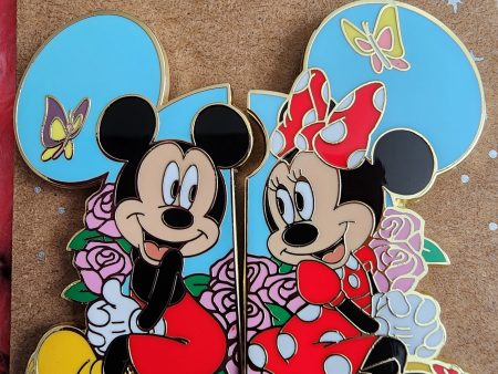 Loungefly Disney Mickey and Minnie Mouse Couple Pins Online now