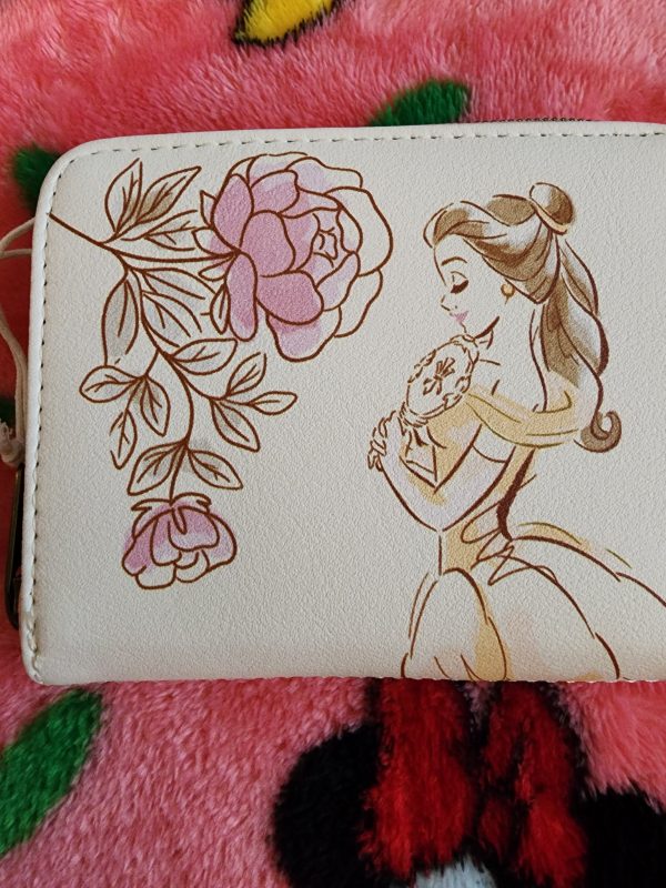 Loungefly Disney Belle with the Mirror and Roses Wallet Fashion