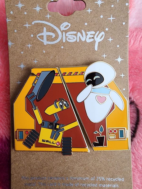 Loungefly Disney Wall-E and Eve Couple Pins Cheap