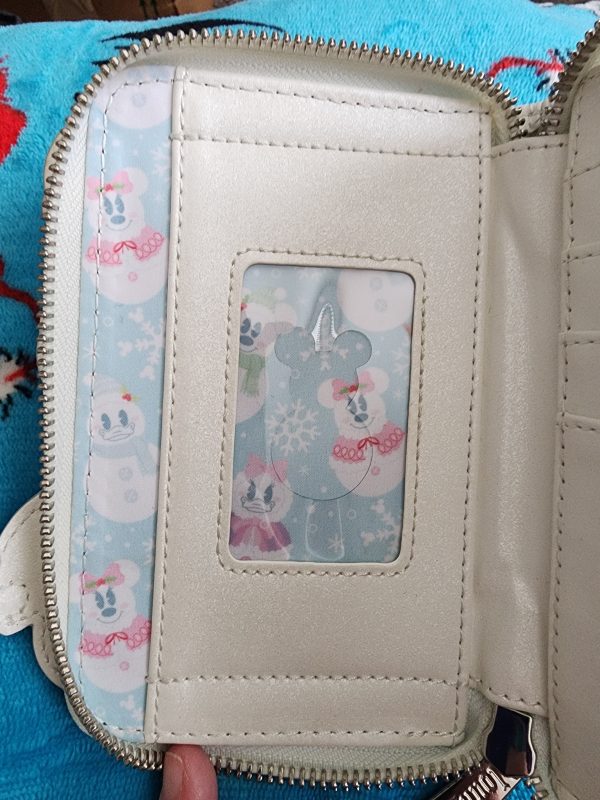 Loungefly Disney Mickey and Minnie Mouse Snowmen Wallet Online Sale