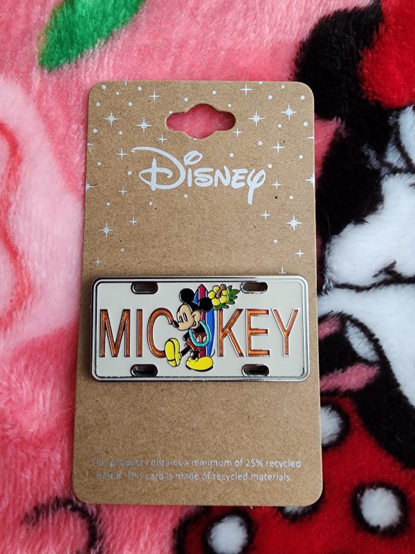 Loungefly Disney Mickey Mouse License Plate Pin For Discount