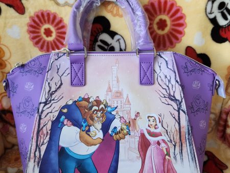 Loungefly Disney Belle and Beast Winter Wonderland Handbag For Discount