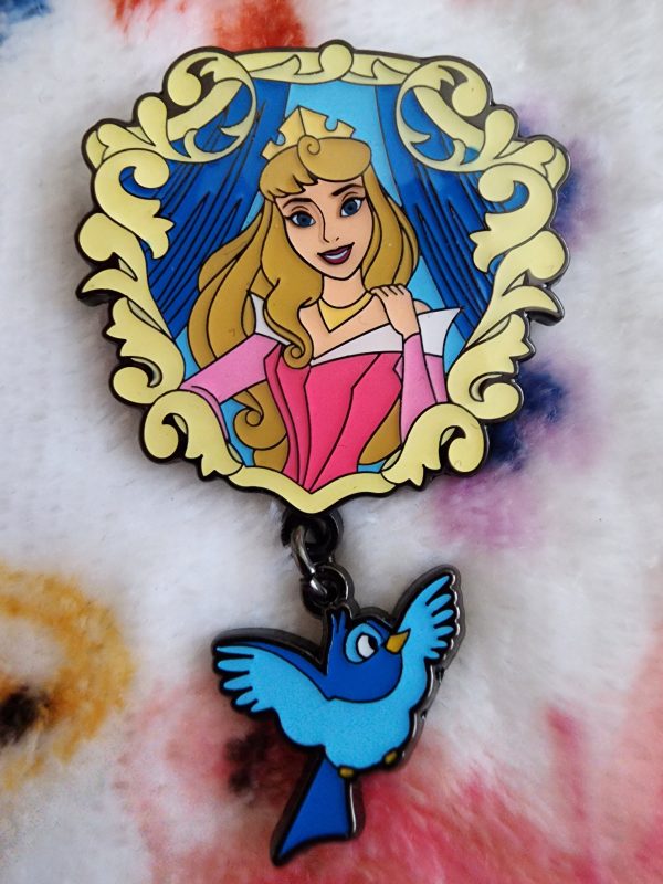 Loungefly Disney Princess Mystery Pins with hanging Charm Online now